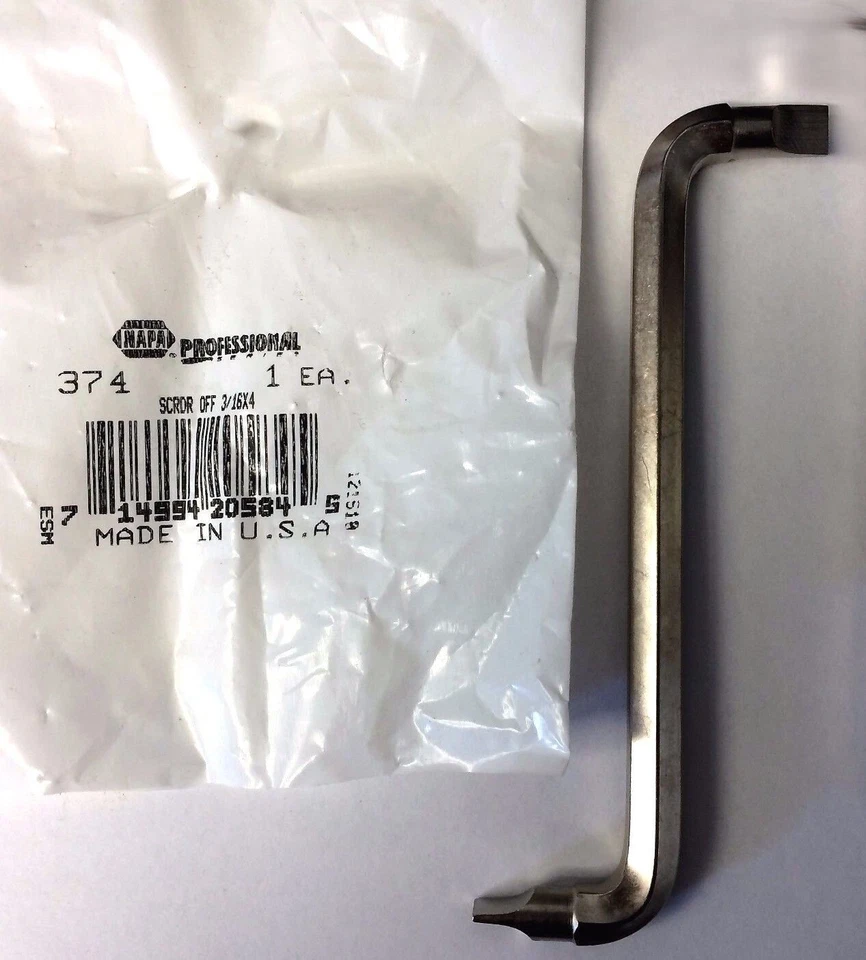 Napa Professional NHT374 Offset Screwdriver 5/16" x 4" Slotted USA - Image 1 of 1