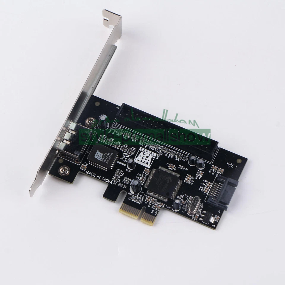 2 Port SATA II 2.0 RAID & 1 IDE 3.5" to PCI-E PCI Express Adapter Converter Card - Image 1 of 1