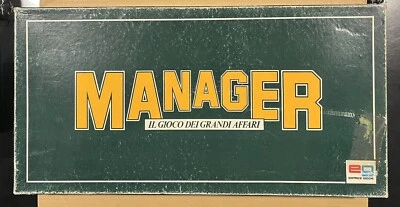 MANAGER IL Gioco Dei Grandi Affari EG Gioco Da Tavolo Vintage Manca Regolamento - Immagine 1 di 4