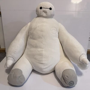 Peluche Baymax blanco de 18" con brazos posables RARO - Big Hero 6 - Tienda Disney - Imagen 1 de 7
