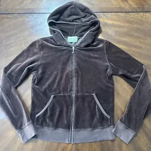 Vintage Y2K Juicy Couture Brown Track Jacket Size L - Picture 1 of 6