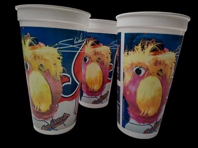 Cleveland Indians Mascote Slider Cups 5 xícaras Slider Mascote Hall Of Fame Induzido - Imagem 1 de 4