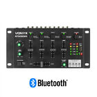 Bluetooth Wireless DJ Mixer 4 Channel with Crossover Talkover Cue PA Line In MP3