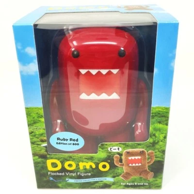 DOMO 5.5 Inch Flocked Vinyl Figure - RUBY RED - Limited to 800 - Dark Horse - Image 1 of 4