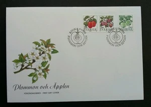 *FREE SHIP Sweden Berries And Fruits 1994 Plant Food Berry (stamp FDC) - Picture 1 of 5
