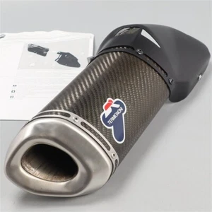 Ducati Multistrada 1200S Pikes Peak Termignoni Carbon Slip-On Exhaust Φ46mm Used - Picture 1 of 10