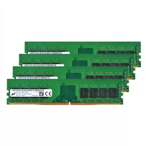 Micron 4PCS 8GB 1RX8 PC4 2400T DDR4 19200mhz CL17 UDIMM Desktop Memory RAM @1.2V - Picture 1 of 10