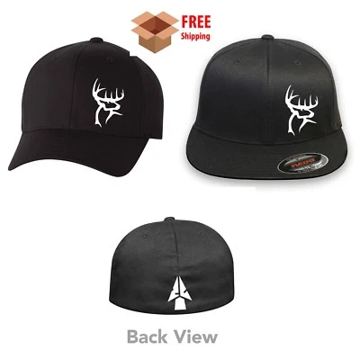 SOMBRERO FLEXFIT CIERVO CAZA BUCK CURVO o BILLETE PLANO *ENVÍO GRATUITO EN CAJA* Foto 1 de 4