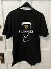 Guinness Beer Mens Black Large T-Shirt Tee Brewery Dublin Ireland Pub