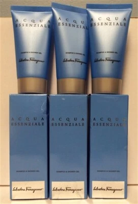 ( 3 ) Acqua Essenziale by Salvatore Ferragamo Shower Gel 1.7 oz