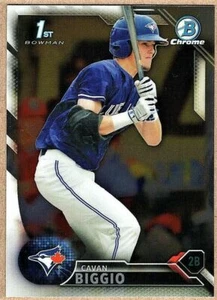 Cavan Biggio RC 2016 Bowman Chrome Prospects ROOKIE#BCP81!Blue Jays 2B RC FUTURE - Picture 1 of 2
