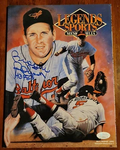 Brooks Robinson signiert 1993 Zeitungsstand Edit Legends Magazin mit HOF 83 JSA - Bild 1 von 6
