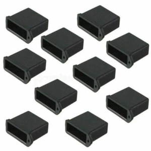 10Pcs Plastic USB Type A Male Anti-Dust Plug Stopper Cap Cover Protector Lids - Picture 1 of 7