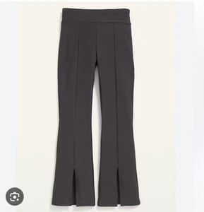 OLD NAVY High-Waisted PowerSoft Flared Split-Hem Performance Leggings Girls 10 - Picture 1 of 11