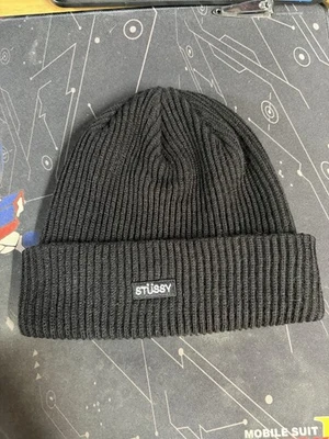 Stussy Box Logo Basic Cuffed Knitted Beanie One Size - Image 1 of 2