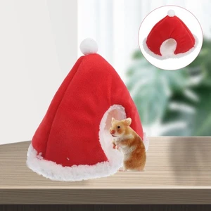 Hamster Cage Accessories Guinea Pig Beds Christmas Hamster House - Picture 1 of 12