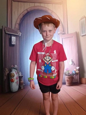 Sombrero de Vaquero/Vaquera Nuevo con Insignia de Metal Talla S Halloween  Foto 1 de 4