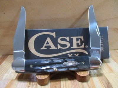 Navaja de bolsillo plegable Case XX Buffalo Horn Jig Muskrat - 65032 nueva en caja Foto 1 de 4