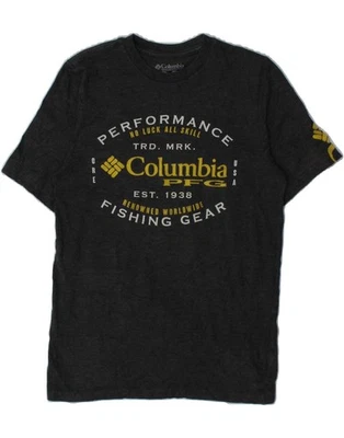 COLUMBIA Mens Graphic T-Shirt Top Small Grey Cotton CO95 - Image 1 of 3