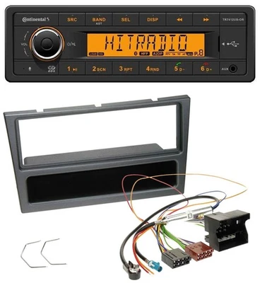 Continental MP3 Bluetooth AUX USB Autoradio für Opel Corsa C Meriva Vectra C Sig - Bild 1 von 4