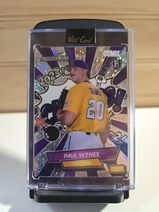 Wild Card Alumination Comix Rookie Paul Skenes 11/30 ACGC-PS5 LSU Tigers! - Picture 1 of 2