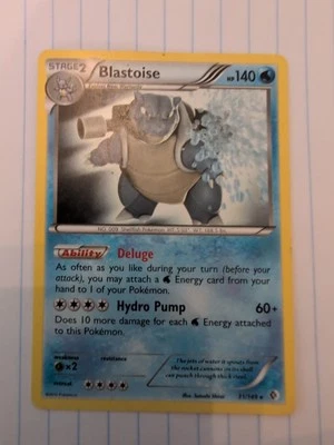 Pokemon Boundaries Crossed Blastoise 31/149 LP RARE - Image 1 of 4
