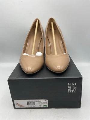 Bomba de tacón alto Naturalizer Anna punta punta mujer talla 9 1/2 beige Foto 1 de 4