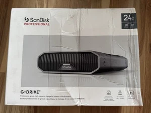 SanDisk Professional G-DRIVE 24TB USB-C External Desktop Hard Drive - New Sealed - Afbeelding 1 van 6