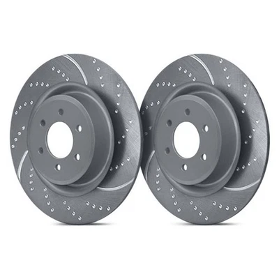 For Audi A4 02-06 Brake Rotors EBC 3GD Series Sport Dimpled & Slotted 1-Piece Foto 1 de 2