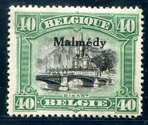BELGIAN MILITARY POST MALMEDY 1920 9C * FLAWLESS OPINION BPP (F5784 - Picture 1 of 2