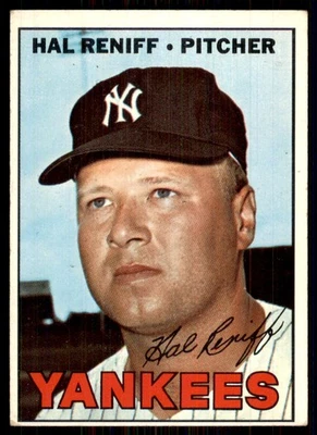 1967 Topps SMALL WRINKLE #201 Hal Raniff New York Yankees - Image 1 of 2