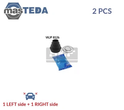 VKJP 8126 CV JOINT BOOT KIT PAIR TRANSMISSION END REAR SKF 2PCS NEW - Image 1 of 4