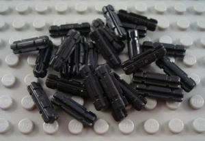LEGO Lot of 25 Black 2 Length Notched Technic Axle Pieces - Picture 1 of 1