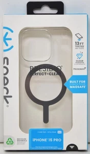 Speck Presidio Perfect-Clear with MagSafe Case for iPhone 15 Pro 6.1" (2023) - Picture 1 of 2