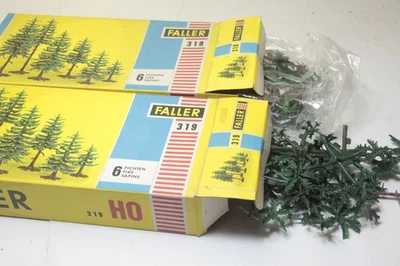 2 scatole Faller 319 abeti per plastico ferroviario mai giocati su sprue - Immagine 1 di 2