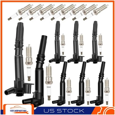 Nuevas bobinas de encendido derecho y bujías para Ford F150 6,2 L 2010 2011 2012-2014 Foto 1 de 4