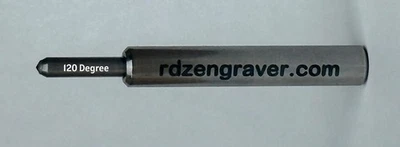 RDZ, 1/4 ДЮЙМА CNC 120° ПРУЖИННЫЙ АЛМАЗНЫЙ НАКОНЕЧНИК ИНСТРУМЕНТ ДЛЯ ГРАВИРОВКИ - Изображение 1 из 4