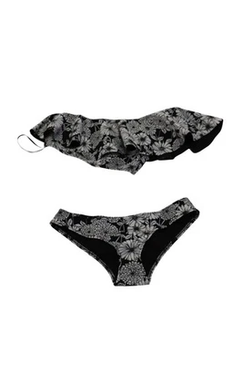 Bikini Lisa Marie Fernández Estampado Floral Un Hombro en Poliamida Mujer XS Foto 1 de 4