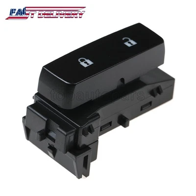 Interruptor de bloqueo de puerta eléctrico para pasajeros Chevy Silverado GMC Sierra 1500 2500 3500 Foto 1 de 4