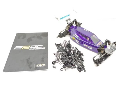 Team Losi Racing TLR 22 5.0 DC Elite 1/10 2wd Buggy Roller Slider Chassis + Part - Image 1 of 4