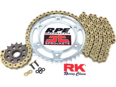 YAMAHA FJ1200 FJ1100 RK 530 XRE "Ultimate Strength" GOLD CHAIN AND SPROCKETS KIT - Image 1 of 3