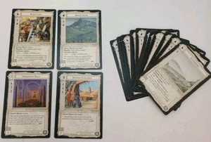 MECCG Middle Earth CCG Lot of 19 Sites Wizards Tolkien unique 1995 Black border - Picture 1 of 5