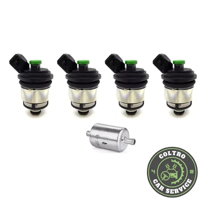 4 INIETTORI PER LANDI RENZO 237109000 TAPPO VERDE ATTACCO BOSCH  GPL METANO - Immagine 1 di 2