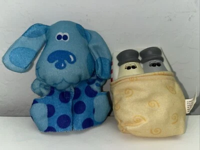 Juguete de comida para niños Subway 1999 Nick Jr Blue's Clues Mr. Salt Mrs. Pepper fiesta de pijama Foto 1 de 4