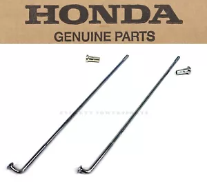 New Genuine Honda Rear Wheel Rim Spokes Set 1980-1986 CT110 OEM Kit #T52 - Picture 1 of 4