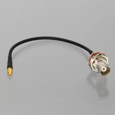 RF Cable BNC female nut bulkhead to MMCX male RG174 6"~10FT for GPS antenna - Image 1 of 4