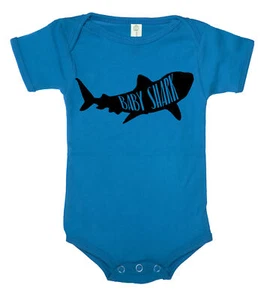 Baby Shark Romper, Baby one-piece bodysuit, Newborn jumpsuit - Picture 1 of 8