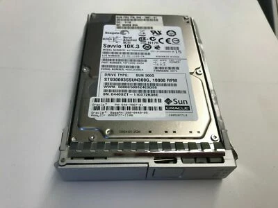 Sun Oracle 540-7867 / 390-0449 300GB 2.5" 10K.3 6G SAS w/ NEMO Bracket - Image 1 of 4