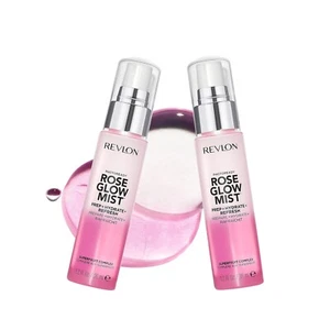 2x Revlon PhotoReady Rose Glow Face Primer Mist 24hr Hydrating 1.2 oz - Picture 1 of 7