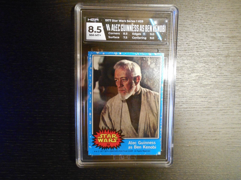 1977 STAR WARS #59 Alec Guinness Ben Kenobi HGA 8.5 (PSA 9/APR $400) NM MINT+ 💎 - Image 1 of 2